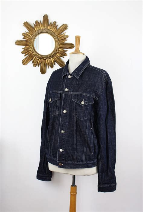 versace vintage jacket|Versace denim jacket.